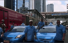 ประท้วงต้าน Uber และ Grab ในอินโดฯ