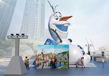 ไอคอนสยาม ร่วมกับ ฮ่องกงดิสนีย์แลนด์รีสอร์ท เปิดตัว โอลาฟ ขนาดใหญ่มาพร้อมการ์ดเชิญในฐานะตัวแทน ชวนชาวไทยเปิดประสบการณ์ ดินแดนธีมโฟรเซ่นสุดมหัศจรรย์ ณ ฮ่องกงดิสนีย์แลนด์!