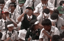 เด็กทำอินเดียทำสถิติแปรงฟันหมู่มากที่สุดในโลก