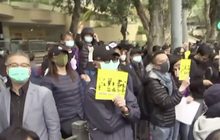 ฮ่องกงประท้วงรับปีใหม่