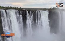 น้ำตกวิคตอเรียแห้งแล้งเป็นประวัติการณ์