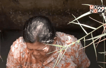 สาวใหญ่พลาดตกท่อลึกกว่า 2 เมตร