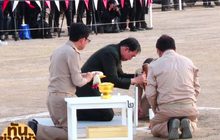 พิธีปักหมุดทำผังเพี่อการก่อสร้างพระเมรุมาศ