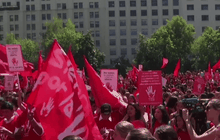 ประท้วงร่างกฎหมายทำแท้งในชิลี