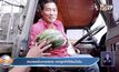 เหมาแตงโมเกษตรกร แจกลูกค้าที่เติมน้ำมัน
