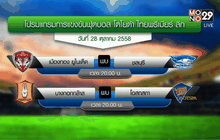 โปรแกรมศึกโตโยต้า ไทยพรีเมียร์ลีก นัดที่ 27