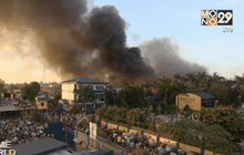 ไฟไหม้ในกรุงมะนิลา ฟิลิปปินส์