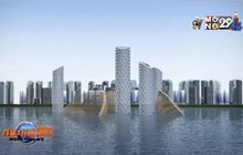 อิตาลีเผยแนวคิดเมืองสีเขียวที่ตั้งอยู่ในทะเล