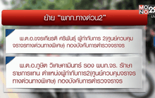 เด้ง “ผกก.ทางด่วน 2” เซ่นรถติดทางลงด่วนดินแดง