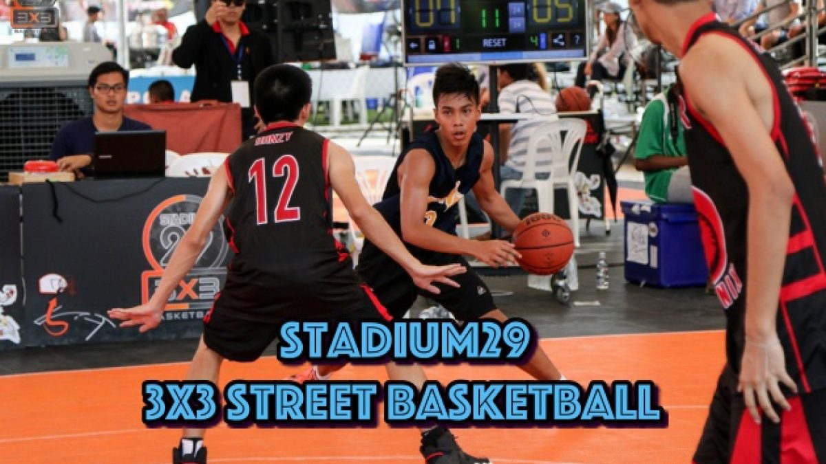 เริ่มเเล้ว!!! การเเข่งขัน Stadium29 3x3 Street Basketball...