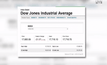 ดัชนีอุตสาหกรรม ดาวโจนส์ปรับตัวลดลง