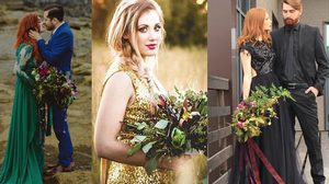 10 ภาพ ชุดเจ้าสาว สีสันสดใส ใครบอกกันว่าเจ้าสาวต้องใส่สีขาวเท่านั้น!