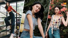 เสื้อครอป แมทช์กับกางเกงเอวสูง เทรนด์แฟชั่นมาแรง เพิ่มส่วนสูงได้แบบเนียนๆ