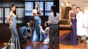 พระองค์หญิงสิริวัณณวรีฯ ทรงประทาน ชุดผ้าไหมไทยให้ นิ้ง และเดมี่ ใส่คืน Thai Night