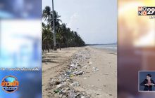 “นายกตุ้ย” โพสต์ตำหนิผ่อนปรนวันเดียว “บางแสน” ขยะเพียบ