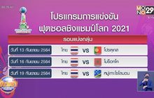 ไทยจับชนโปรตุเกส ศึกฟุตซอลชิงแชมป์โลก