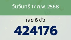 หวยลาว งวดวันจันทร์ 17 กุมภาพันธ์ 2568