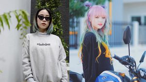 เทียบกันชัดๆ ระหว่าง “พลอย หอวัง” กับ “พลอยชมพู” สีผมใครเจ็บกว่ากัน