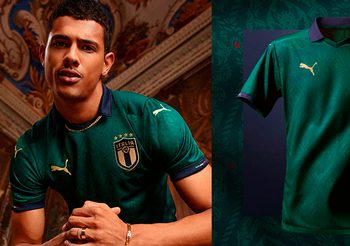 PUMA เปิดตัวชุดฟุตบอลทีมชาติอิตาลี สีเขียวแปลกตา ได้รับแรงบันดาลใจจากยุคเรเนสซองส์
