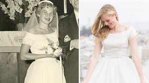 คลาสสิคไปอี๊ก! หลานสาวปิ๊งไอเดียใส่ ชุดแต่งงานคุณยาย ยุคสมัยสงครามโลก