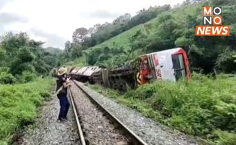 เร่งกู้รถไฟตกราง จ.แพร่ คาดเปิดเส้นทางเย็นนี้