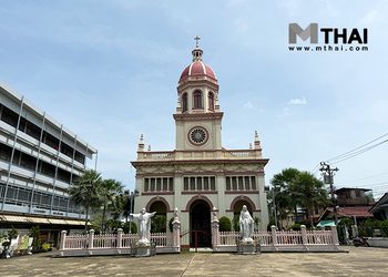 วัดซางตาครู้ส จุดเช็กอิน ชุมชนกุฎีจีน โบสถ์สวยริมแม่น้ำเจ้าพระยา