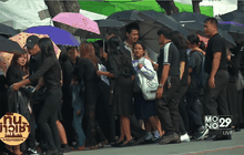 บรรยากาศประชาชน เข้าสักการะพระบรมศพ
