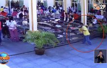 ตร.ปลอมตัวเป็นคนงานในวัดรวบโจร