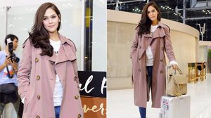 ลุคไปสนามบิน แบบไม่ธรรมดาตามสไตล์ชมพู่ อารยา เพราะแม่สะดวกแบบนี้!!