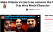 เพื่อนเหยื่อกราดยิงออร์แลนโด ขอ Disney เปลี่ยนเพื่อนเป็นตัวละคร Star Wars
