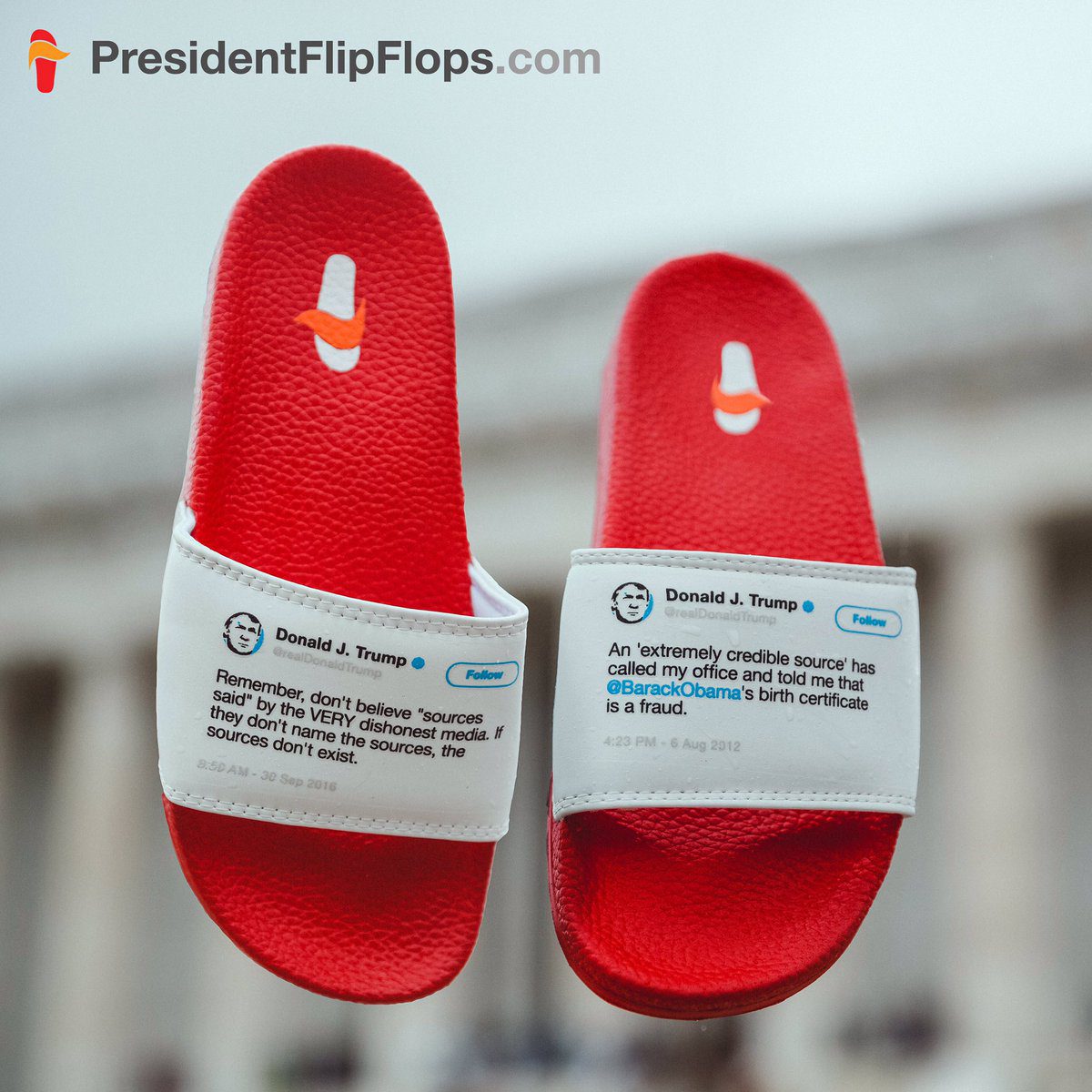 President Flip Flops 
