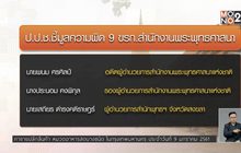 ป.ป.ช.ชี้มูล 9 เจ้าหน้าที่ ทุจริตเงินทอนวัดภาคใต้