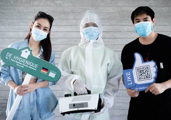 สื่อมวลชนและคนดัง ตบเท้าไว้วางใจนวัตกรรมปล่อยควันออแกนิคฆ่าเชื้อไวรัส ด้วยเครื่อง Anti-Virus Disinfection ระบบ Fogging   นวัตกรรมสุดล้ำระดับโลก เพื่อดูแลสุขภาพภายในที่พักอาศัยและรถยนต์ส่วนตัว