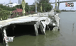 ห้ามใช้เขื่อนคอนกรีตหลังเรือสินค้าชนเสียหาย