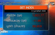 ภาพรวมตลาดหุ้นไทยวันนี้  (9 ก.พ.58)