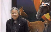 นิทรรศการ “เส้นสายลายสี 70 ปีแห่งชีวิต ชูศักดิ์ วิษณุคำรณ”