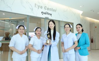 The Eye-Diagnostic Billboard ผลงานความร่วมมือของโรงพยาบาลพระรามเก้า และ Plan B Media ได้รับรางวัล Gold Awards จากเวที MAAT Media Awards