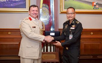 ปลัดกระทรวงกลาโหมต้อนรับ–อำลาผู้ช่วยทูตทหารสหราชอาณาจักร สานต่อความร่วมมือทางทหารให้แน่นแฟ้นยิ่งขึ้น