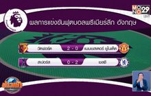 ผลการแข่งขันฟุตบอลพรีเมียร์ลีก อังกฤษ