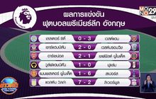 ผลการแข่งขันฟุตบอลพรีเมียร์ลีก อังกฤษ