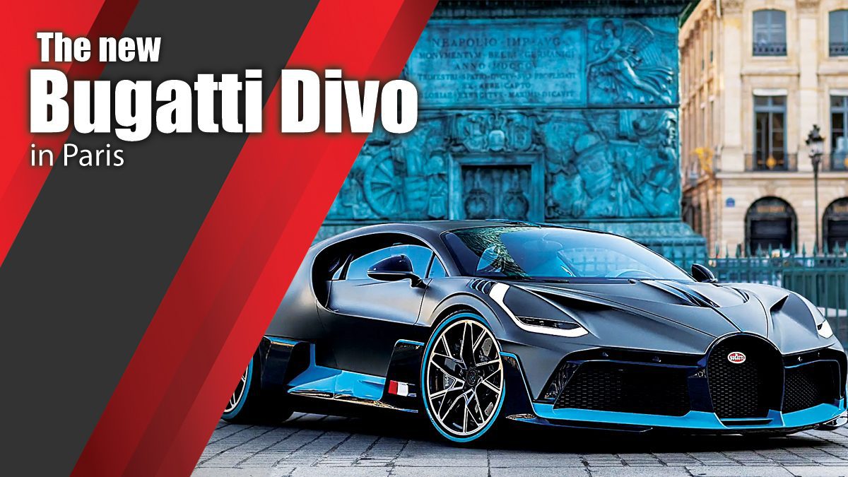 The new Bugatti Divo in Paris