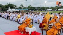 คณะสงฆ์หนกลาง เจริญพระพุทธมนต์ถวาย “ในหลวง”