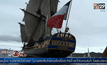 เรือเฮอร์ไมโอนีจำลองเดินทางถึงฝรั่งเศส