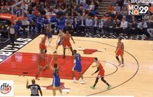 “ธอมป์สัน” ส่อง 3 แต้มสถิติ NBA นำนักรบพิชิตกระทิง