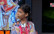 “เพ้นท์ฟ้า” ศิลปินตัวน้อย จากนิทรรศการ “Super Junior Artists – เด็กสร้างภาพ”