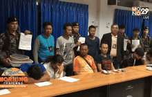 บุกทลาย “โต๊ะพนันบอล” ที่สุรินทร์