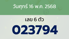 หวยลาว งวดวันศุกร์ 16 พฤษภาคม 2568