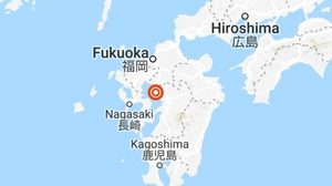 เกิดแผ่นดินไหว จ.คูมาโมโตะ เกาะคิวชู ขนาด 5 แมกนิจูด