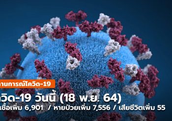 โควิด-19 วันนี้ (18 พ.ย.)- แนวโน้มทรงตัว ใกล้เคียงเดิม