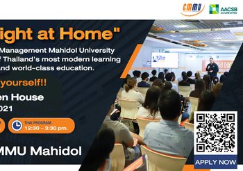วางแผนศึกษาต่อ ป.โท ในงาน “CMMU Open House 2021”